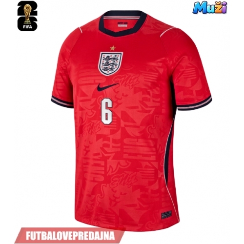 Lacne Muži Futbalové dres Anglicko Marc Guehi #6 MS 2026 Krátky Rukáv - Preč